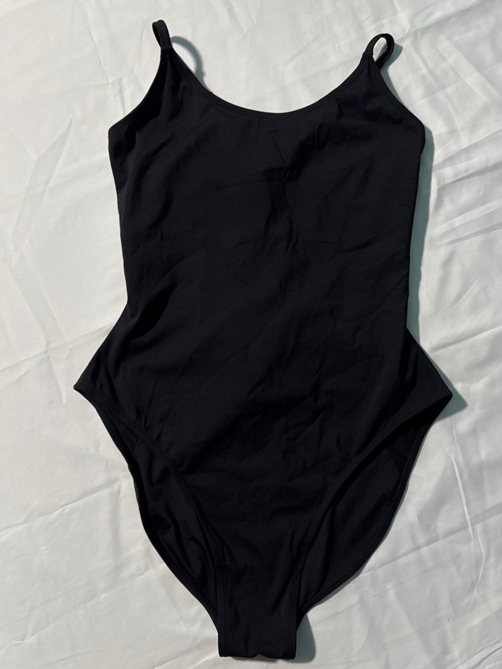 TA3 Classic Black Girls' One-Piece Swim Suit - Slim Tank Style